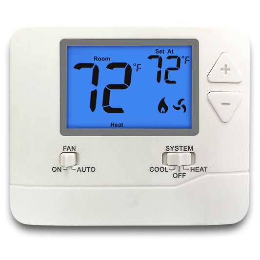 ELECTECK Digital Thermostat with Large LCD Display, Non-Programmable, Compatible with Single Stage Electrical and Gas/Oil System, Up to 1 Heat/1 Cool